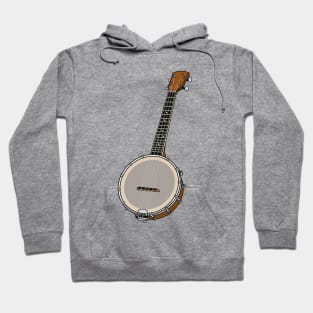 Banjo cartoon illustration Hoodie